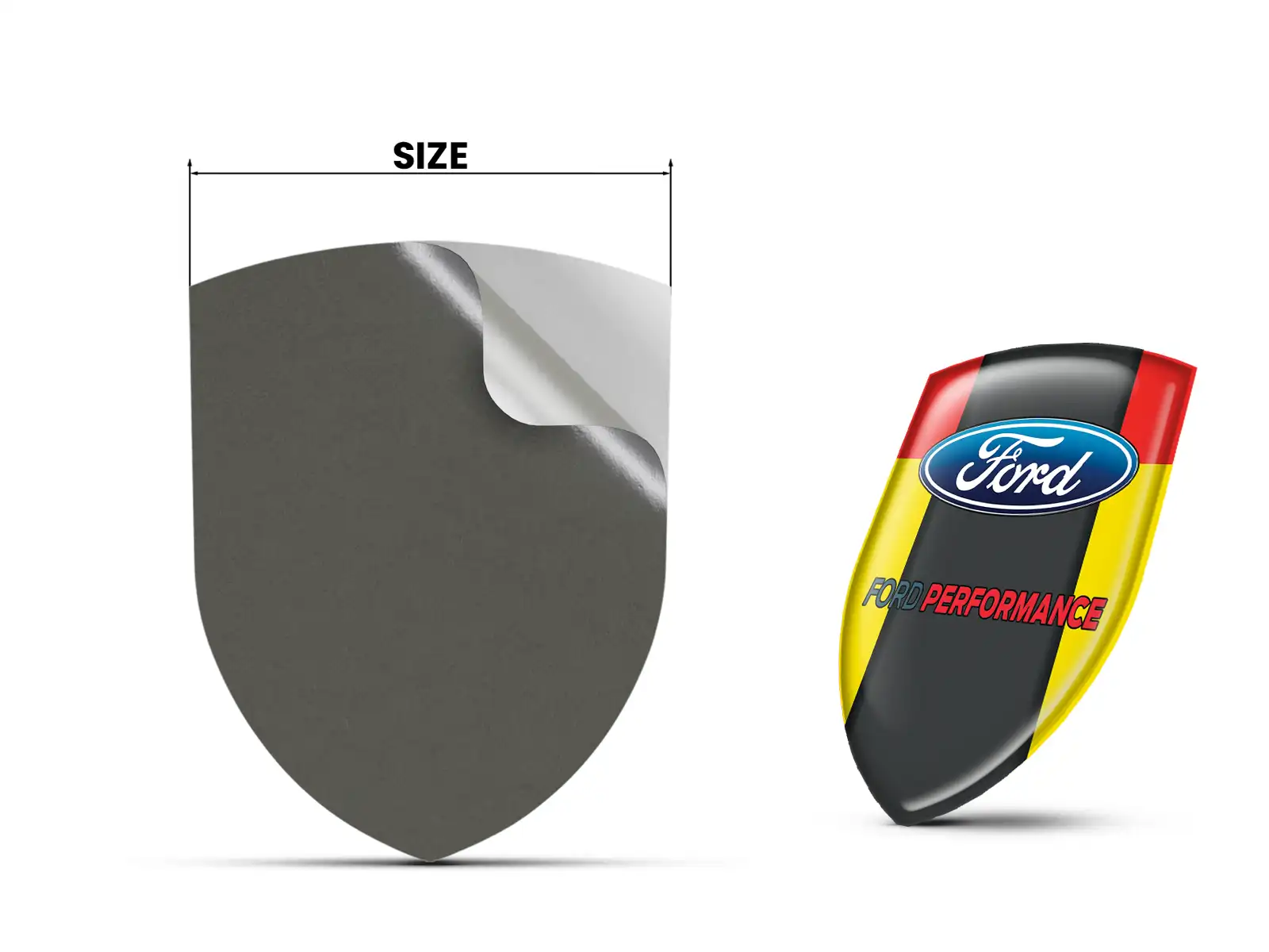 Ford Vitre Arrière Auto Stylée Haut de Gamme Robuste